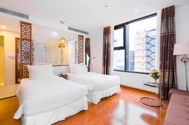 Phòng Deluxe Twin 1 Góc Biển